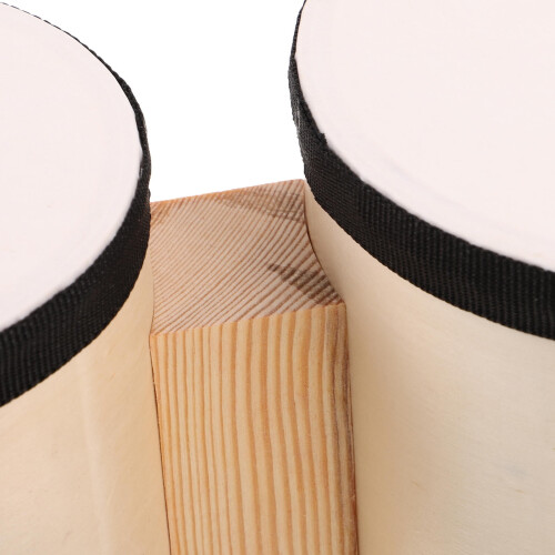 Wooden Bongos Drum Set Portable 1 Set 2