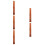 5St Professionele Drumstickhouder PU Tas Donkergrijs Draagbaar 4