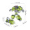 Camion robot transformable vert (1 pièce) 3
