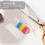 30Pcs Tailor Chalks Assorted Color Triangular Gypsum Plastic Marking on Fabric Sewing Aid for Sewers 6