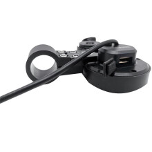 QS-S4 36V-60V Thumb Throttle LCD Display+3PIN Lgnition Lock Key for Zero 8 9 10 8X 10X Electric Scooter 6PIN Display