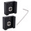 Cold Shoe Mount Aluminum Adapter Bracket Hot Shoe with 1/4 Thread for Camera Cage Flash Shoe Mount(2 PCS) 7