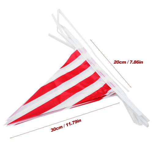 Red PE Triangle Bunting Banner 10m or 30m 1