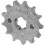 1 conjunto de coroa protetora para motocicleta em ferro cinza para pilotagem off-road, 2,24 x 2,24 x 0,31 polegadas 4