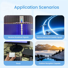 For RTL-SDR Blog V4 1.7GHz Software Defined Radio Receiver with Multipurpose Antenna 1PPM TCXO RTL2832U R828D