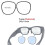 Glasses Frame AR Glasses Frame for INMO Air3 Myopia Hyperopia Astigmatism Glasses Lens Frame 3