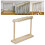 Μοντέρνα βάση οργάνωσης κοσμημάτων, ξύλινη βάση στήριξης κολιέ με γάντζους για 7