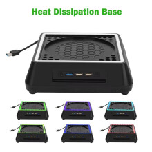 Colorful Breathing Cooling Base Fan Accessory Charger Dock Stand 3 USB Cooler for XB Series X Console