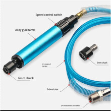 Air Micro Die Grinder Pencil Polishing Engraving Tool Grinding Cutting Pneumatic Tools with Two Chucks 3mm 6mm