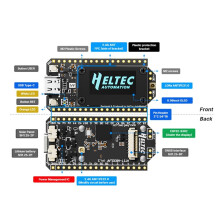 Upgrade Heltec WiFi LoRa 32 V4 ESP32S3+SX1262 BLE LoRa Node Meshtastic LoRaWAN Kit Case 28dbm Transmission Power D