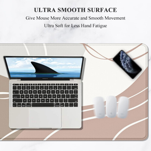 Μεγάλο XXL Gaming Mouse Pad 35,4"x15,7", Ύφασμα Micro-Weave, Αντιολισθητική Βάση από Λαστιχένιο 2