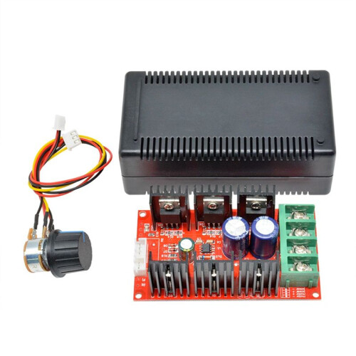 2000W DC12V/24V/48V MAX 40A  Motor Speed Controller PWM Voltage Regulator Adjustable Power Control HHO RC Fan Governor 2