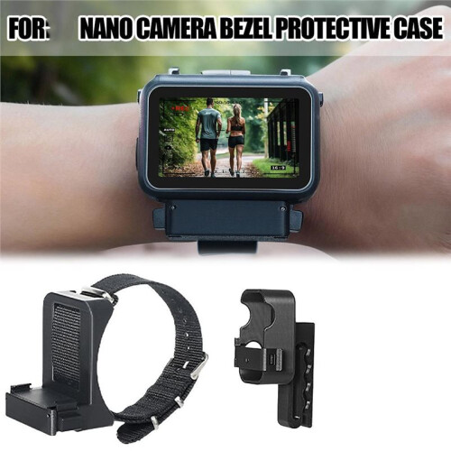 For  OSMO  Camera Protective Frame Case with Wrist Strap, Shockproof Anti-Drop Handle Grip Thumb Control Mount 1
