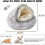 Hooded Cat Bed Cave – Plush Round Pet Bed, Machine 2