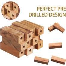 12PCS Pen Making Kit, DIY Pen Making Kit with Pre-Drilled Wood Blanks for Crafting Custom Wood Pens and Gifts