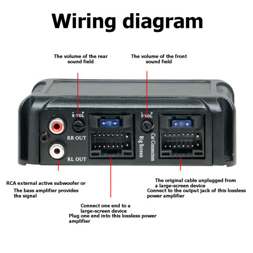 Digital DSP Audio Processor 4 Way Car Aluminum Amplifier High Quality Class AB Audio DSP Speaker Subwoofer Amplifier 2