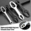 Double-end Universal Wrench Self-tightening Adjustable Wrench Tools 3