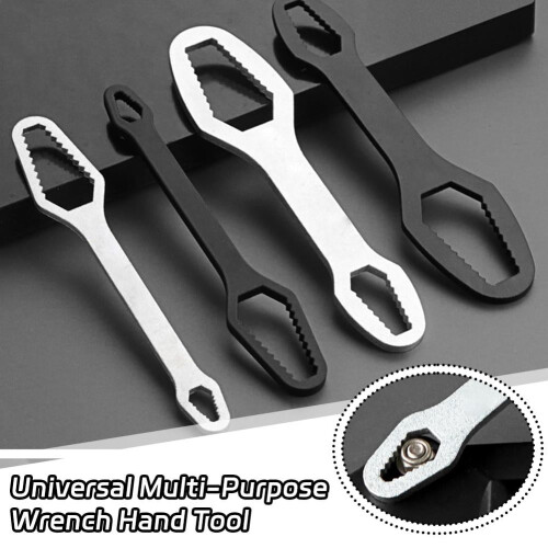 Double-end Universal Wrench Self-tightening Adjustable Wrench Tools 2