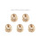Heat Insert Nut Iron Tip M2-M8 Brass Thread Embedded Kit Heat Insertion Tool with M3 Nut for 3D Printer Soldering Iron 4
