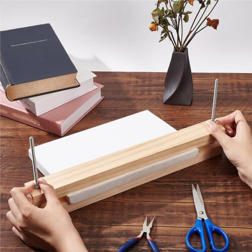 Wooden Bookbinding Pressure Convenient Multifunctional Bookbinding Machine for Desktop Office School Cardboard 2