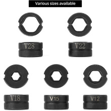 5 Pieces Press  V Contour, V12/15/18/22/28 mm Contour for Crimping Pliers Copper Pipe