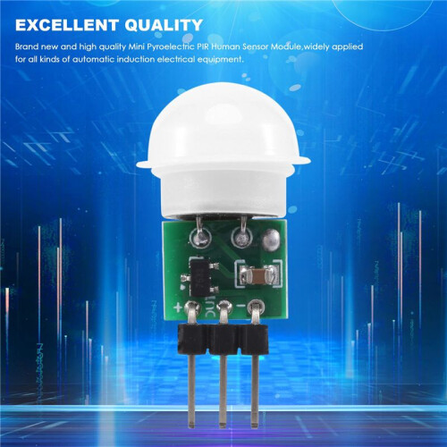 AM312 PIR Sensor,5 Pack PIR Motion Sensor Outdoor  Pyroelectric Infrared PIR Human IR Sensor Module Body 2