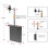 Multifunctional Projector Stand for Bedside Desktop Sofa Bed 360 Rotation Adjustable Projector Support Bracket 2