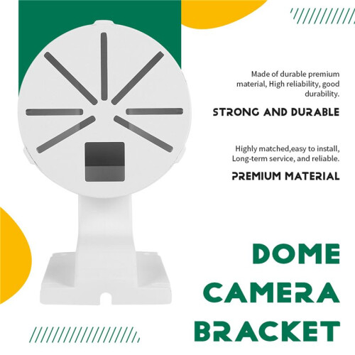 Security Camera Mount Bracket,ABS Indoor Outdoor Wall Mount L-Type Bracket for CCTV Security Dome IP Camera Mounting 1
