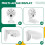 Security Camera Mount Bracket,ABS Indoor Outdoor Wall Mount L-Type Bracket for CCTV Security Dome IP Camera Mounting 6