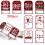 Χριστουγεννιάτικα αυτοκόλλητα σε ρολό, 200 τεμάχια, ετικέτες περιτυλίγματος δώρων 3