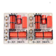 2 StüCke 150W 3 Wege Audio Lautsprecher ÜBerkreuzung HöHen + MitteltöNer + Bass ÜBerkreuzung Lautsprecher Filter Frequenz Teiler 1000 5000 Hz