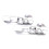 A6000 Top Cover Case Unit for  ILCE-6000 Power  Component Top Cover White 2