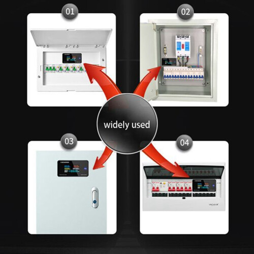 AC 50-300V Voltmeter Ammeter KWS Powers  Meter LED Digital AC Wattmeter Electric Meter 1