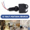 3 Pcs Black Motion Detectors Motion Sensor Light  Outdoor Pir Direct Current 12V Motion Sensor Pir Sensor 6