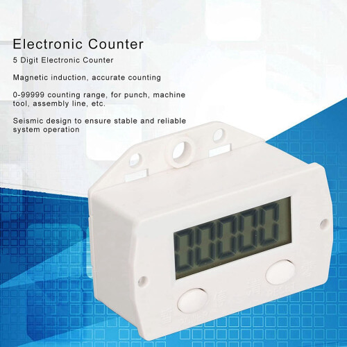 5 Digit Electronic Digital Display Counter Proximity Industrial Magnetic Sensor  Punch Counter Induction Meter A
