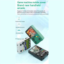 X9 Handheld Game Console 10000+Games 3.5 Inch Arcade Game Console 2000 MAh for GBC NES for 11 Kinds of Simulators B