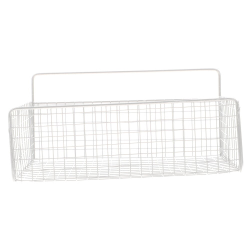 Cabinet Door Hanging Basket Wire Baskets Multifunctional Storage Rack White 1
