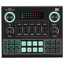 V9 -Geluidskaart USB-Headset Webradio Realtime Geluidskaart Zingen Geluidskaart Universele Audio voor Telefoon Computer