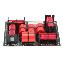 400W 3 Way Crossover Divider Hifi Tweeter Alto Woofer Haut-Parleur Crossover 1250H / 5000HZ avec Protection Contre les Aigus
