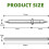 500 PCS Double-Headed Nails for Baseboards, Invisible Nails with Sleeve Tools, Compatible with Solid Wood 2