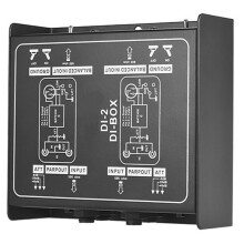 Premium Direct Injection Molded Audio Box - Passieve DI Unit Canceller met Input Pad voor Gitaar- en Basaansluitingen