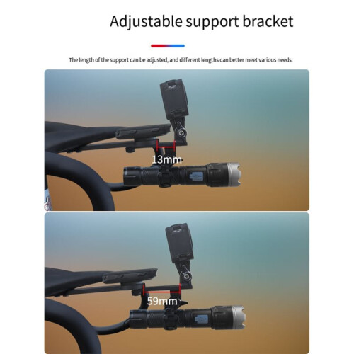 Single-Arm Extension Bracket for Metal Cyclocomputer Mounts Compatible with Road Bikes and Mountain Bikes 1