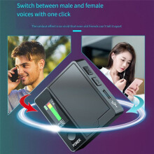 A9 Live Sound Card Voice Changer 11 Sound Effects KTV Mode Male Voice to Female Voice Easy Install for Ios Android