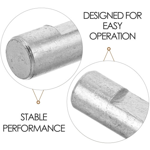 1Pack Metal Pin Horizontal Jack Part for Reliable Performance 4.00X1.10X1.10Cm 2