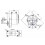 Kugghjulsborstad -Motor 24V 250W Controller Throttle Kit 4