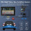 Wireless Carplay Android Auto, Portable Touch Screen Automatic Multimedia Player, Car Stereo with Mirror Link/ 3