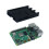 For Raspberry Pi 4 Model B Case CNC Aluminum Case Ultra-Thin Metal Shell for Raspberry Pi 4 Model B 6