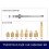 Heat Insert Nut Iron Tip TS100 Soldering Iron Tip Insert Internal Thread  M2-M8 Brass Hot Melt Insert Nut Insertion 4