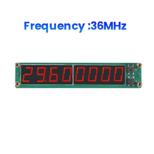 Frequency Meter Module PLJ-8LED-R Frequency Display Measurement 0.1MHz-2400MHz Frequency Display Component Module,A 2