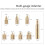 Heat Insert Nut Iron Tip TS100 Soldering Iron Tip Insert Internal Thread  M2-M8 Brass Hot Melt Insert Nut Insertion 8